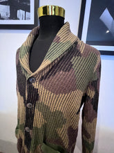 Load image into Gallery viewer, Ralph Lauren Denim &amp; Supply Camouflage Light Knit Cardigan Size L 100% Cotton Fits more like a Medium