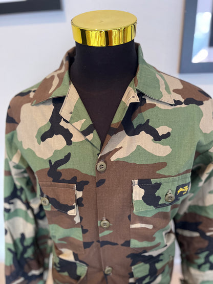 Stan Ray 100% Cotton Camouflage BDU Jacket Size US L, fits L To XL