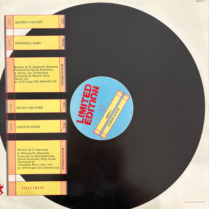 Sugar Hill Gang “Rapper’s Delight” / Positive Force “We Got The Funk” 2 Track 12inch vinyl record