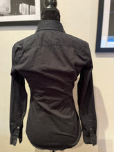 Load image into Gallery viewer, Polo Ralph Lauren Women’s 100% Cotton Black Shirt Size 4 Slim Fit