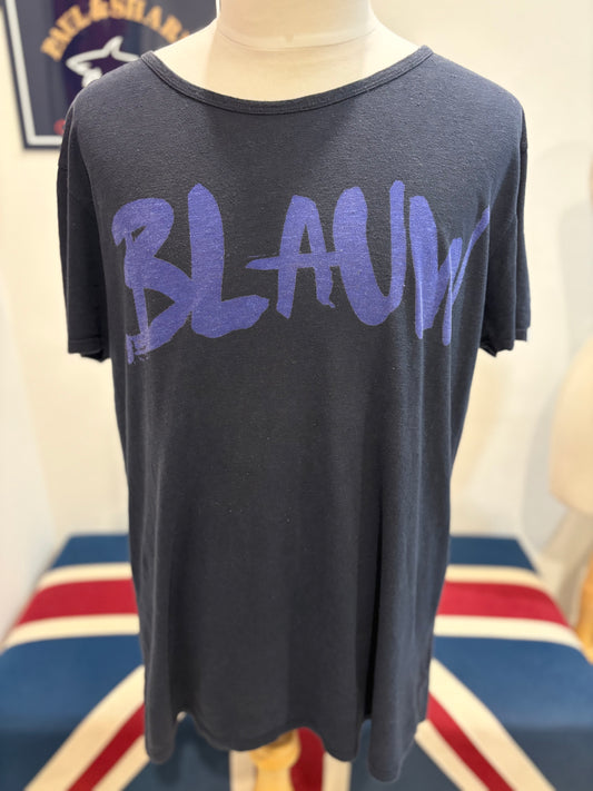 Scotch & Soda 100% Cotton Blue Chest Logo Tee