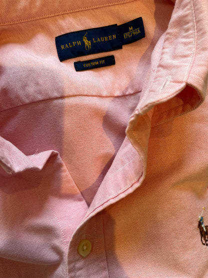 Ralph Lauren Women’s 100% Cotton Pink Shirt Slim Fit Size M