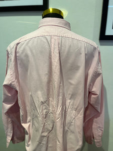Ralph Lauren 100% Cotton Pink Button Down Collar Shirt Size XL