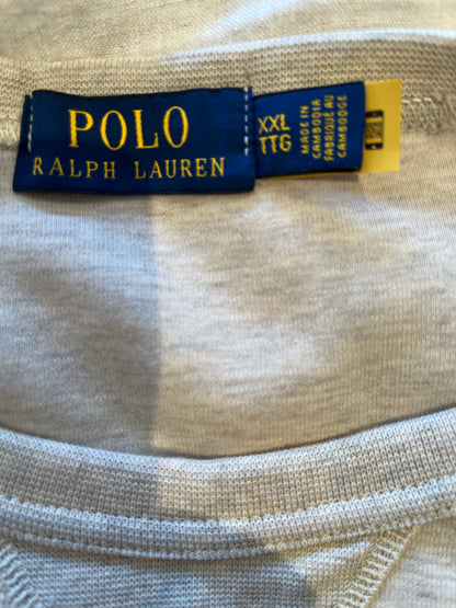 Polo Ralph Lauren 100% Cotton Sweater Polo Logo Brown Size XXL