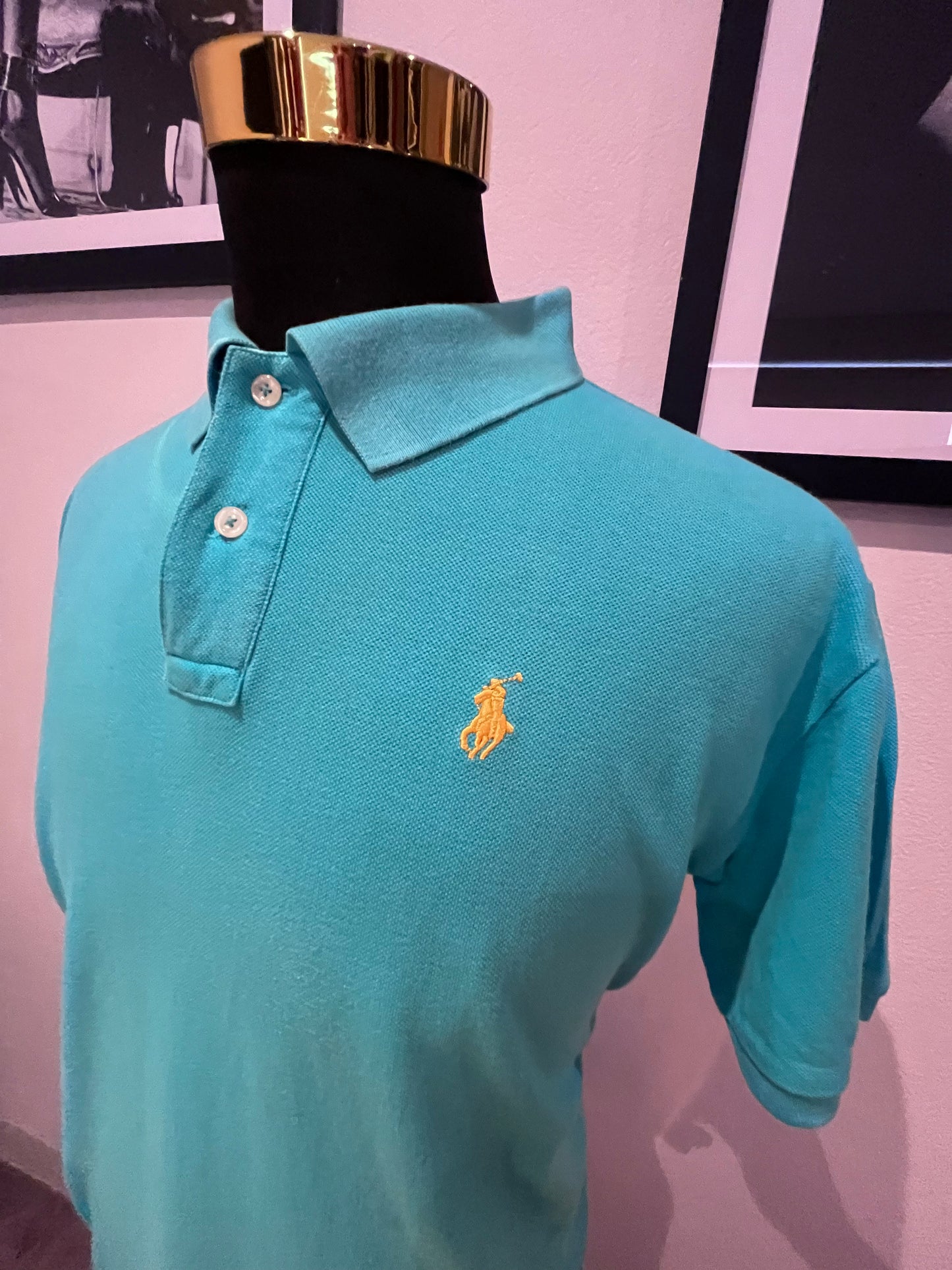 Polo Ralph Lauren 100% Cotton Blue Polo Shirt Size XL