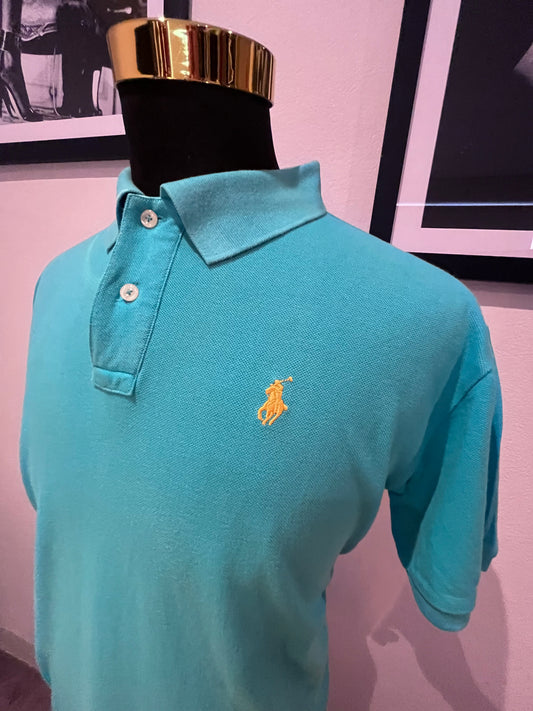 Polo Ralph Lauren 100% Cotton Blue Polo Shirt Size XL