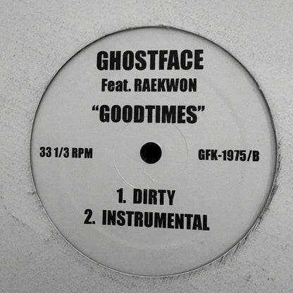 Ghostface Feat Raekwon “Goodtimes” 3 version 12inch vinyl record