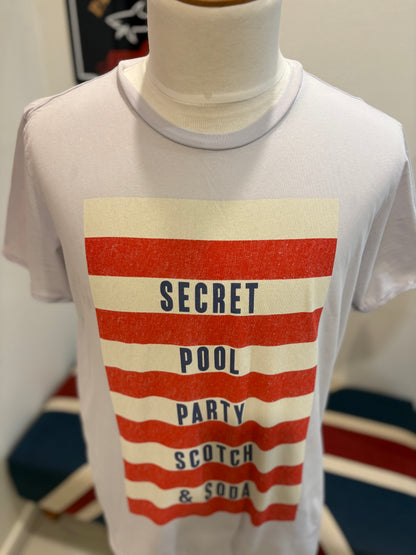 Scotch & Soda 100% Cotton Blue Chest Logo Tee