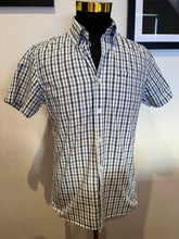 Load image into Gallery viewer, Tommy Hilfiger Custom Fit 100% Cotton Blue White Check Shirt Size Large