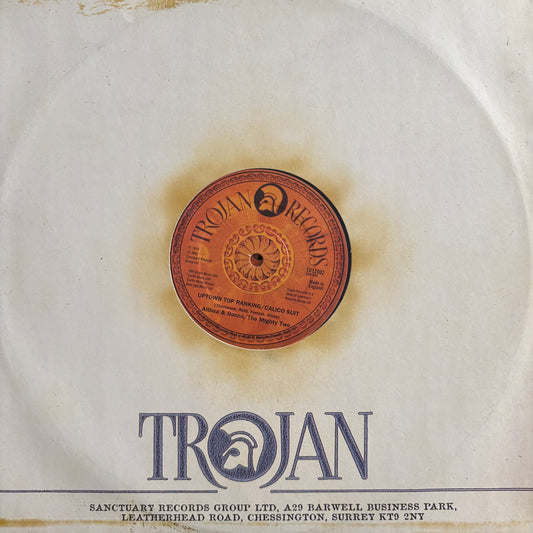 Althea & Donna “Uptown Top Ranking” 2 Track 12inch Vinyl Record Trojan Records