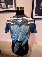 Load image into Gallery viewer, Louis Vuitton Ladies Tie Front Crop Top Size XS Made in Italy