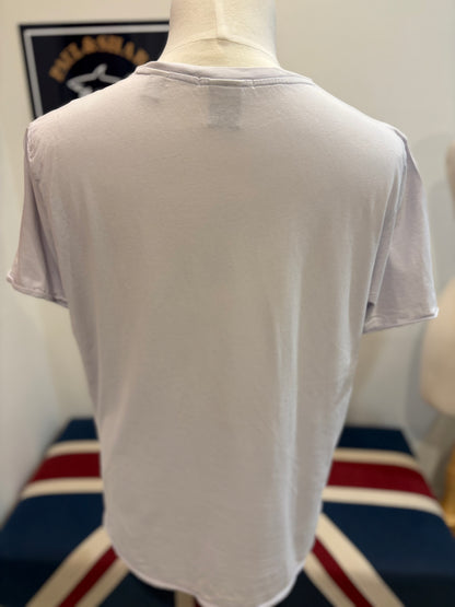 Scotch & Soda 100% Cotton Blue Chest Logo Tee