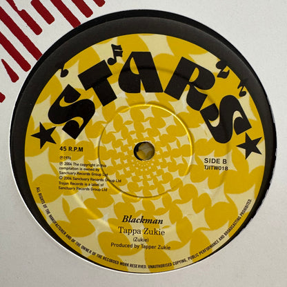 Prince Alla “Daniel” Tappa Zukie “Blackman” 2 Track 12” Vinyl Trojan Records