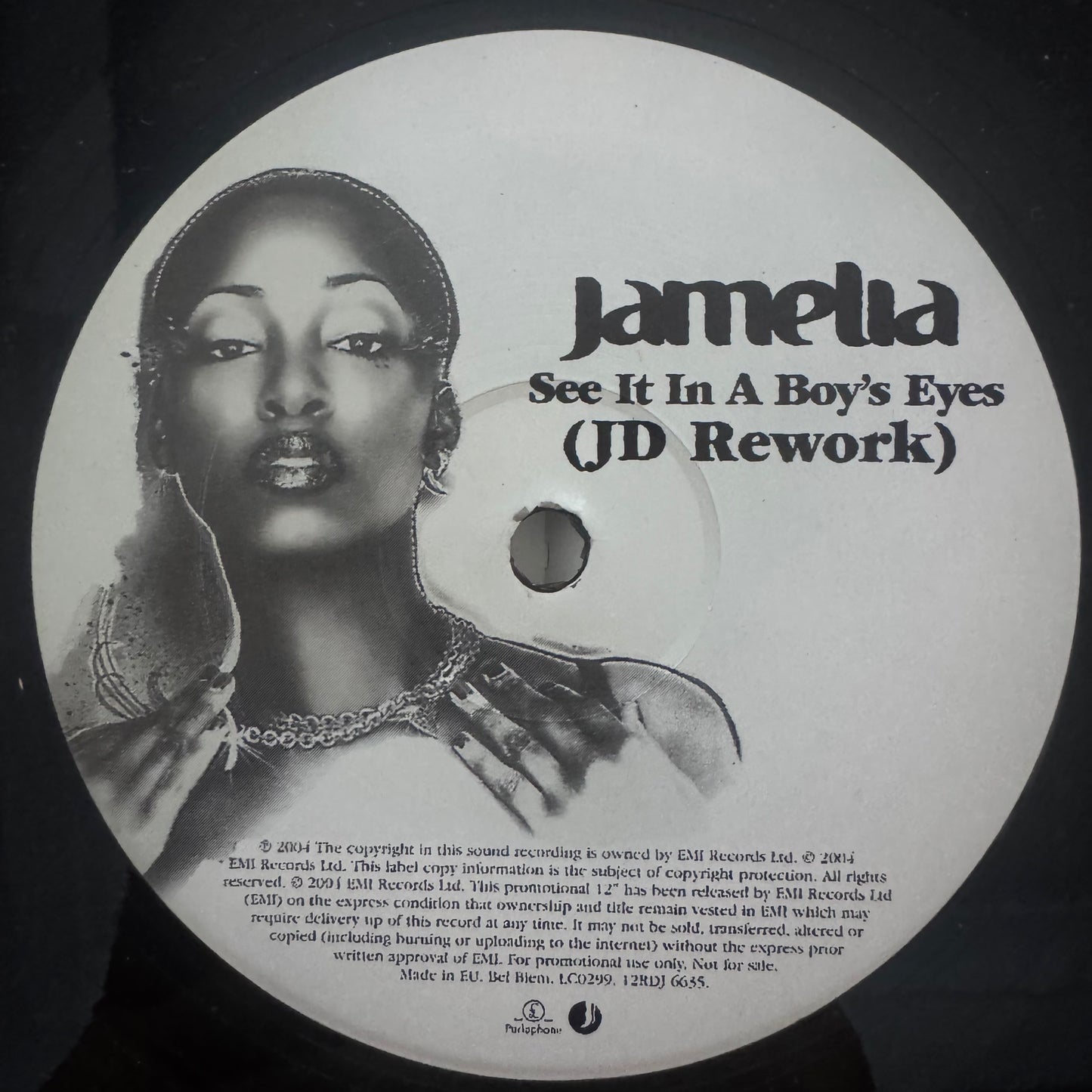 Jamelia “See It In A Boy’s Eyes” 2 Version 12inch vinyl record
