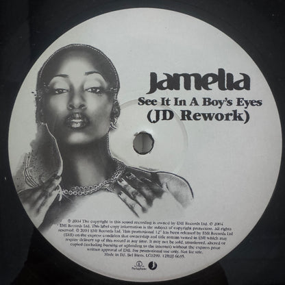 Jamelia “See It In A Boy’s Eyes” 2 Version 12inch vinyl record