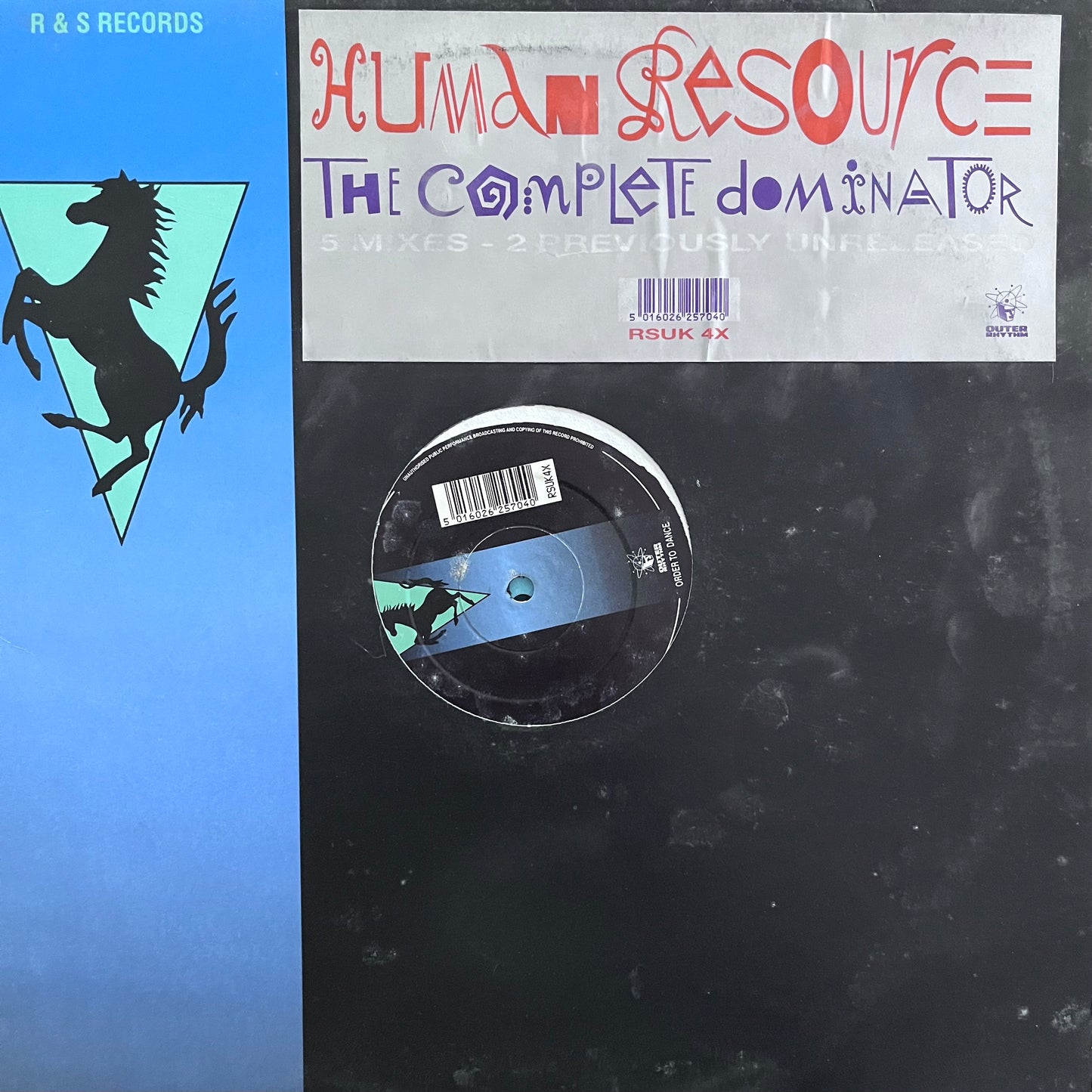 Human Resource “The Complete Dominator” 5 Track 12inch Vinyl on R&S Records