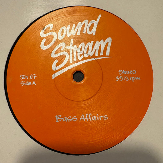 Sound Stream “Bass Affairs” 3 Track 12inch Vinyl Record