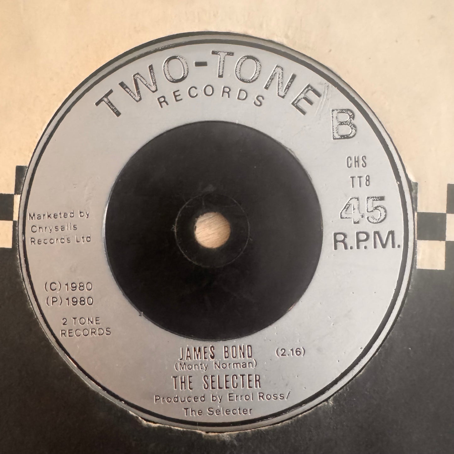 The Selector “Three Minute Hero” 2 Track 7inch Vinyl 2 Tone Records 1980