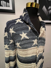 Load image into Gallery viewer, Ralph Lauren Denim &amp; Supply Stars &amp; Stripes Cotton Blend Cardigan Size Large fits more like a medium