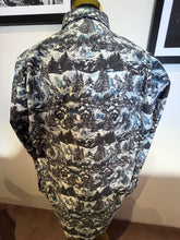Load image into Gallery viewer, Paul &amp; Shark 100% Cotton Alpine Print Shirt Size Large 42 Made in Italy