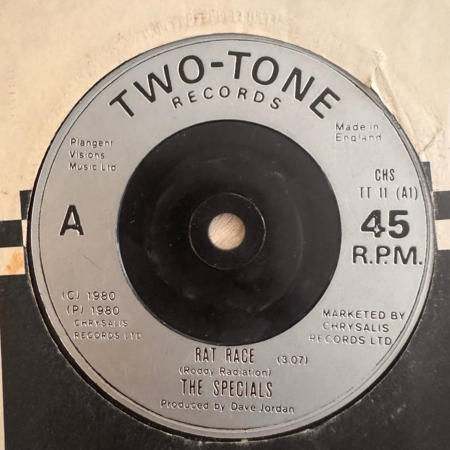 The Specials “Rude Buoys Outta Jail” 2 Track 7inch Vinyl 2 Tone Records 1980
