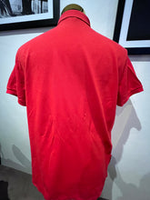 Load image into Gallery viewer, Ralph Lauren 100% Cotton Red Polo Shirt Size Medium Regular Fit