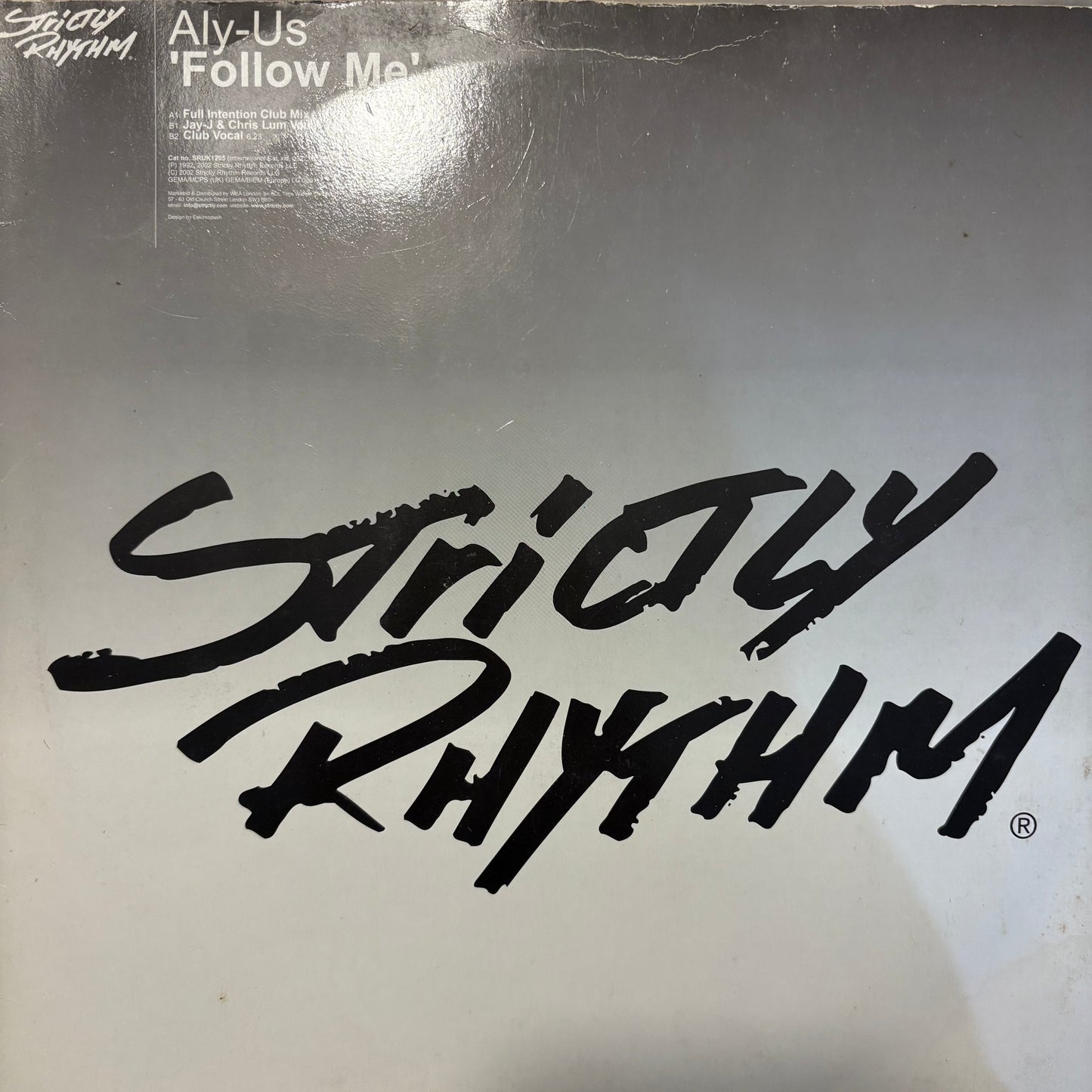 Aly-Us “Follow Me” 3 Track 12inch vinyl record on Strictly Rhythm