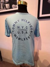 Load image into Gallery viewer, Tommy Hilfiger 100% Organic Cotton Blue Logo Print Tee Size XXL fits more like an XL