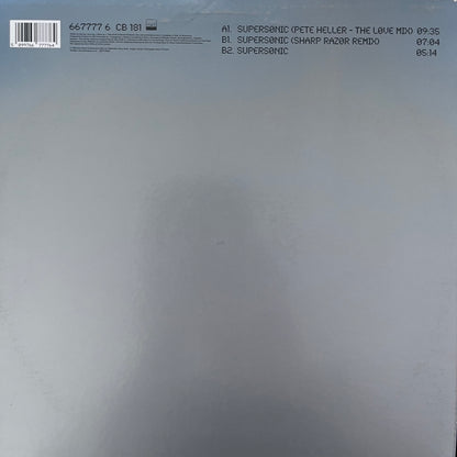 Jamiroquai “Supersonic” 3 Version 12inch Vinyl Record