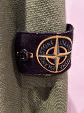 Load image into Gallery viewer, Stone Island Green Waffle Cardigan Size XL with Logo Badge, beautiful piece from SS21 in primo condition like new