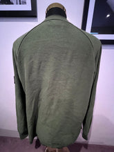 Load image into Gallery viewer, Stone Island Green Waffle Cardigan Size XL with Logo Badge, beautiful piece from SS21 in primo condition like new