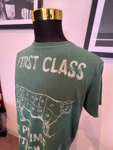 Load image into Gallery viewer, Duffer of St George 100% Cotton Green Logo Print Tee Size Large