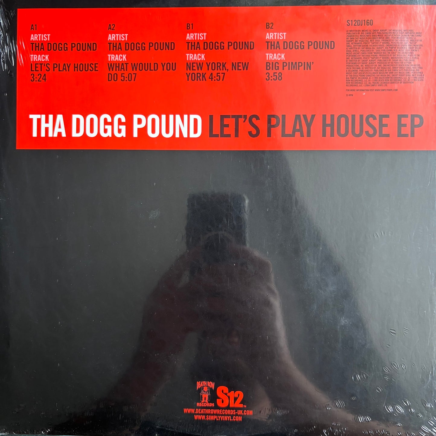 Tha Dogg Pound “Let’s Play House” Ep 4 Track 12inch Vinyl Still Sealed Death Row