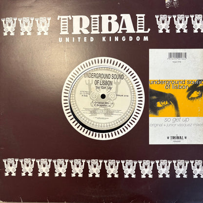 Underground Sound Of Lisbon “So Get Up” 4 Version 12inch Vinyl Record