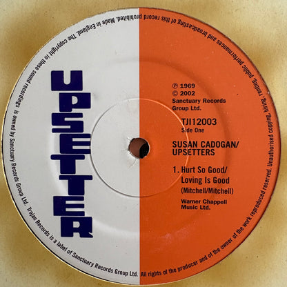 Susan Cadogan “Hurt So Good” 2 Track 12inch Vinyl Record Trojan Records