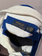 Load image into Gallery viewer, Ralph Lauren Rugby Polo Shirt 100% Cotton Size XL Blue White Stripe
