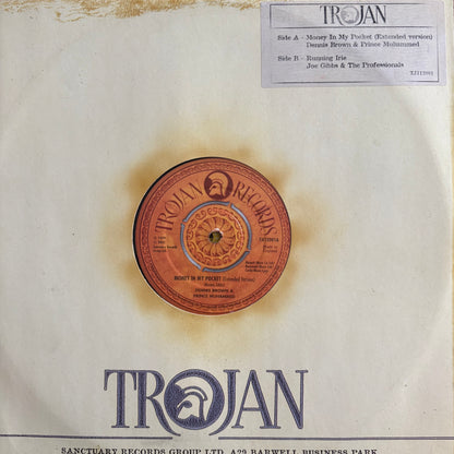 Dennis Brown & Prince Muhammad “Money In My Pocket” 2 Track 12” Vinyl Trojan