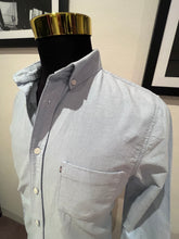 Load image into Gallery viewer, The Academy Brand 100% Cotton Blue Shirt Size Small Slim Fit