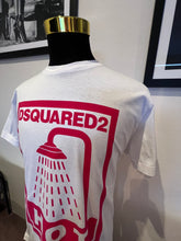 Load image into Gallery viewer, Dsquared2 100% Cotton Logo Print Tee Size XXL fits XL Regular Fit