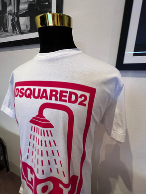 Dsquared2 100% Cotton Logo Print Tee Size XXL fits XL Regular Fit
