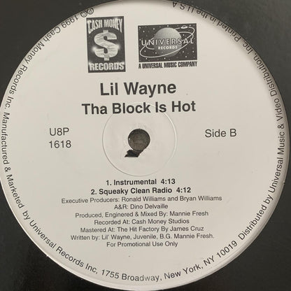 Lil’ Wayne “The Block is Hot” 4 Version 12inch Vinyl