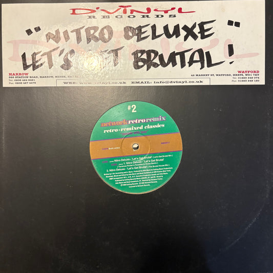 Nitro Deluxe “Let’s Get Brutal” 3 Version 12inch Vinyl Record on Network