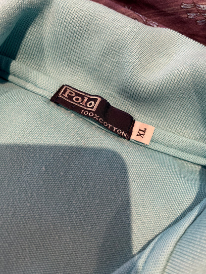Ralph Lauren 100% Cotton Women’s Blue Polo Shirt Size XL