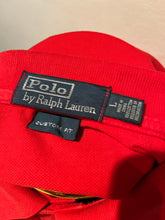 Load image into Gallery viewer, Ralph Lauren 100% Cotton Red Polo Shirt Size Medium Regular Fit