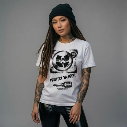 Street & Juice ‘Protect Ya Deck’ 100% White Cotton Graphic Tee