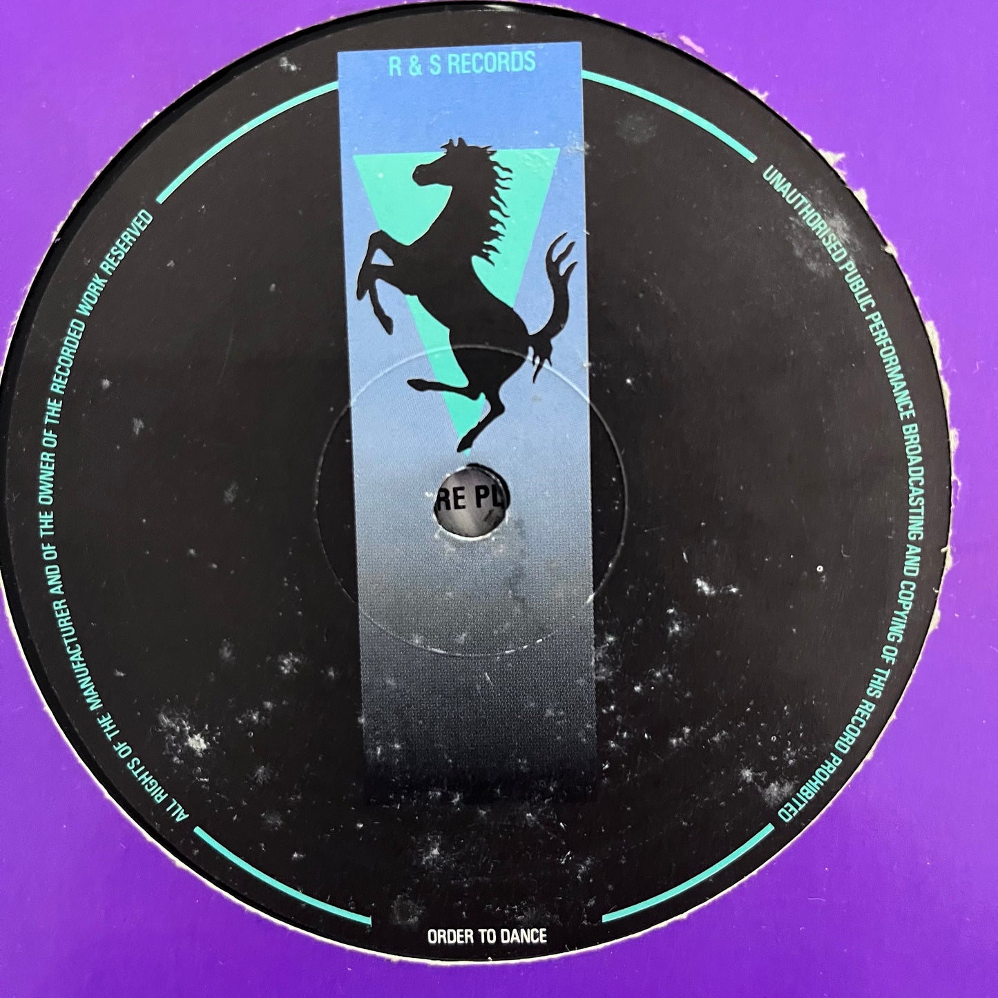 Sonic Solution “Music” / “Quest” 2 Track 12inch Vinyl Record on R&S Records