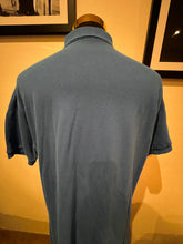 Load image into Gallery viewer, Ralph Lauren Blue Polo Shirt Size Large Classic Fit with Orange Polo Motif