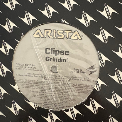 Clipse “Grindin” 6 Version 12inch Vinyl Record