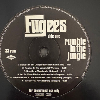 Fugees “Rumble In The Jungle” 12 Track 12inch vinyl Lp