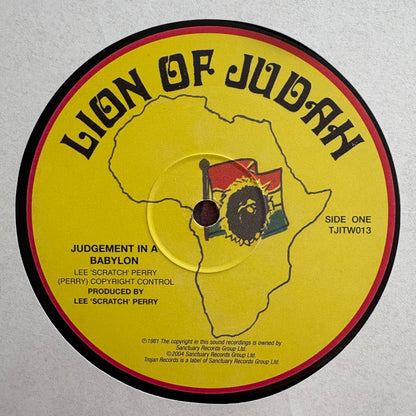 Lee Scratch Perry “One Drop” / “Judgement In A Babylon” 2 Track 12” Vinyl Trojan